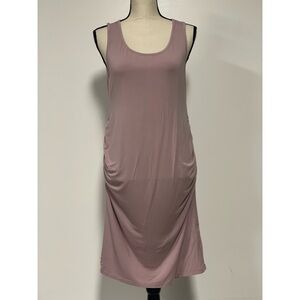 Maternity Tank Top Dress Purple Size M